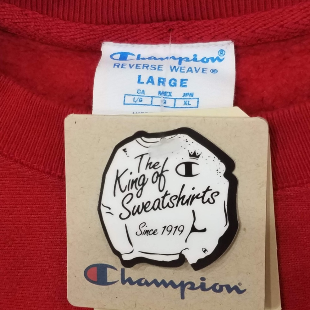 New Champion Reverse Weave Chest Logo Sweatshirt L - Picture 4 of 5